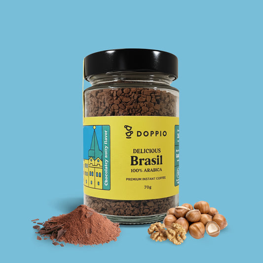 DOPPIO Instantná káva Brazília 100% arabica 70g