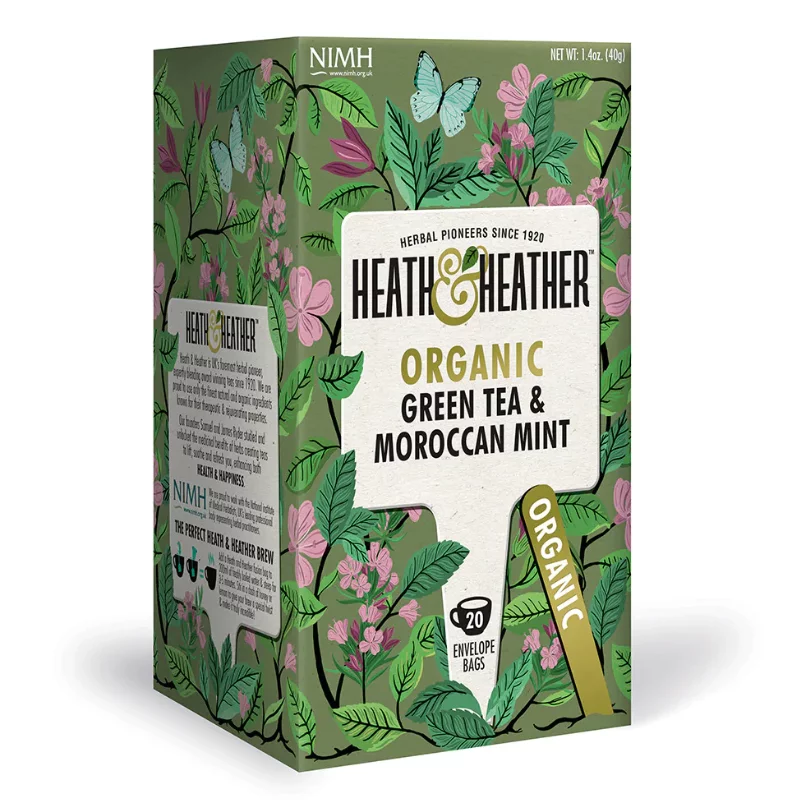 Heath&Heather Organic Green Tea with Mint